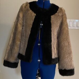 Faux fur jacket
